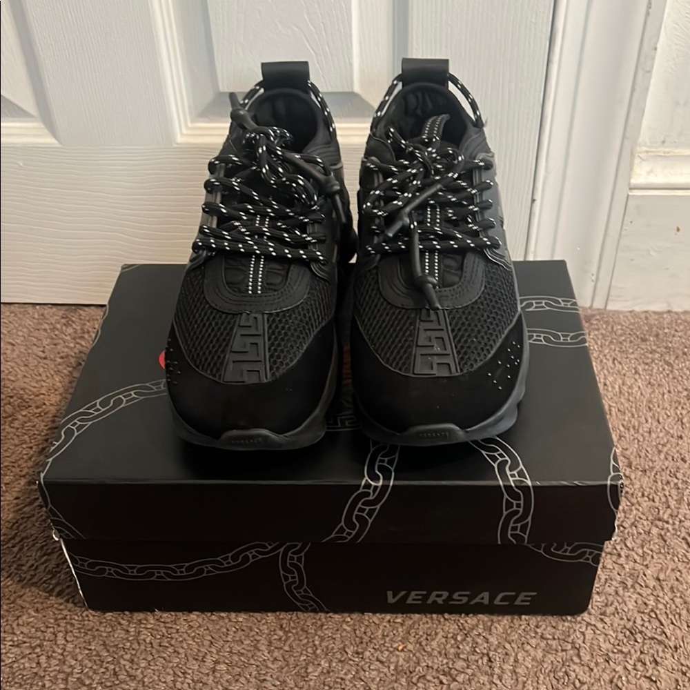 Versace Men's Black Sneakers